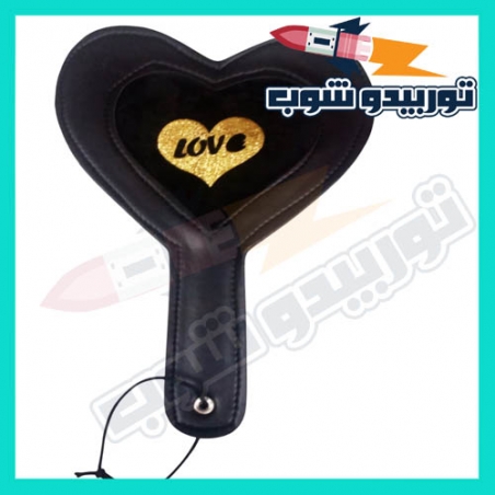 أدوات كلبشات زوجية - مضرب جلد قلب للإثارة الجنسية
